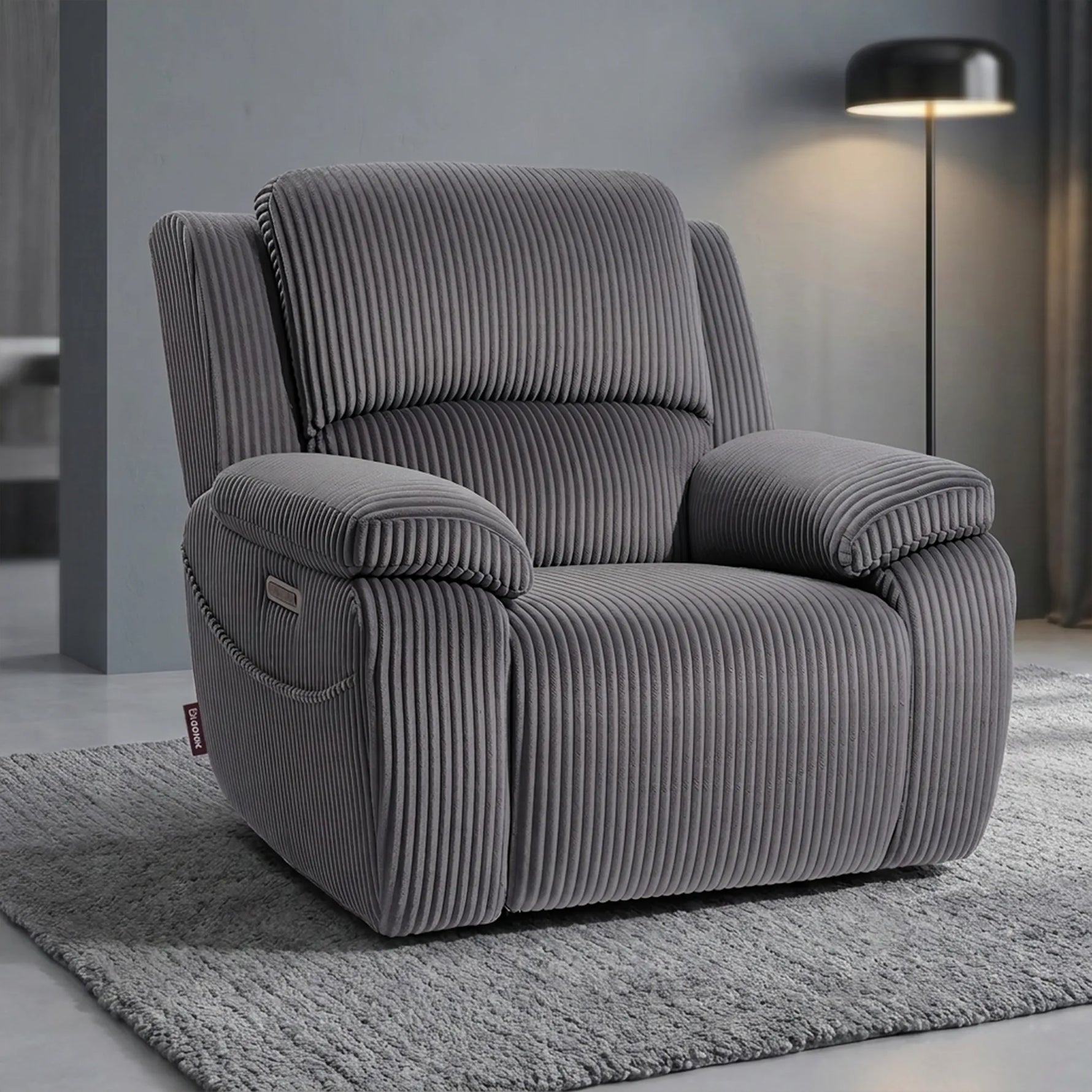 1–3 Seat Zero-Clearance Power Recliner with Adjustable Headrest - SXXY017992
