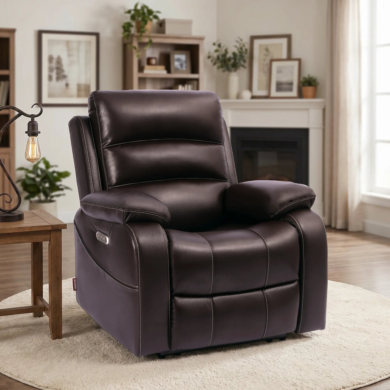 Real Dual Motor Zero Clearance Wall Hugger Power Recliner for Small Spaces - SXXY003992