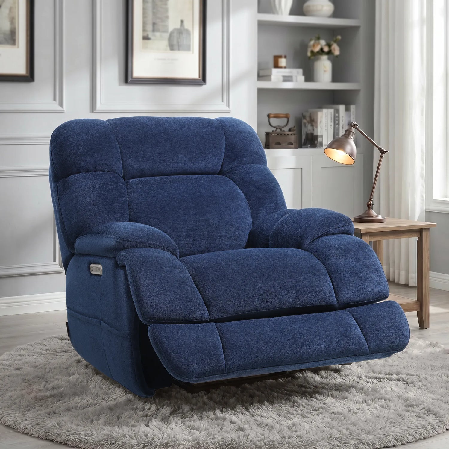 Dual Motor Oversized Zero Gravity Lay Flat Recliner with Heat & Massage - SXXY007032