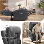 Eonix home Four Motor Lift Recliner with Adjustable Lumbar & Extended Footrest - SLRY011062