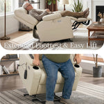 Eonix home Multiple Sizes Power Lift Recliner with Massage & Cup Holder - SLRY019020